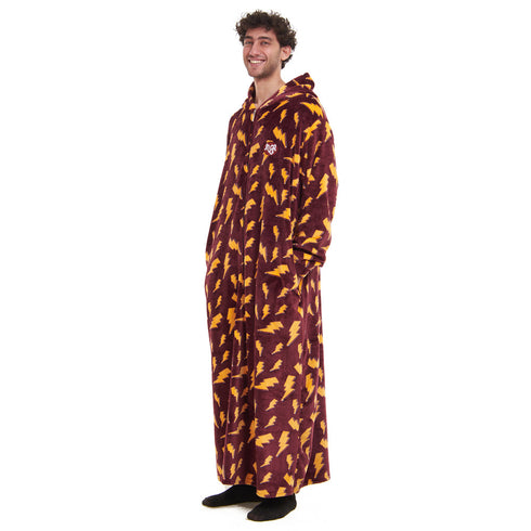 Snuggs Wearable Blanket Monk Dark Red Bolt